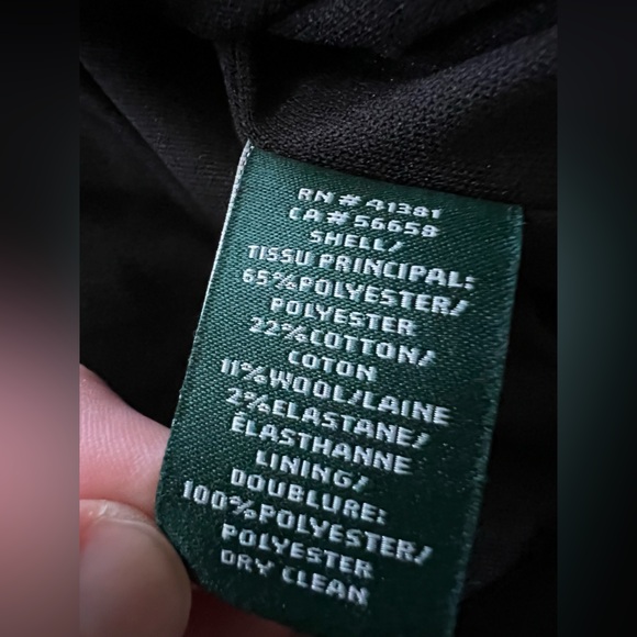 Lauren Ralph Lauren grey plaid elbow bell sleeve wool blend sheath dress size 14 - Picture 12 of 12